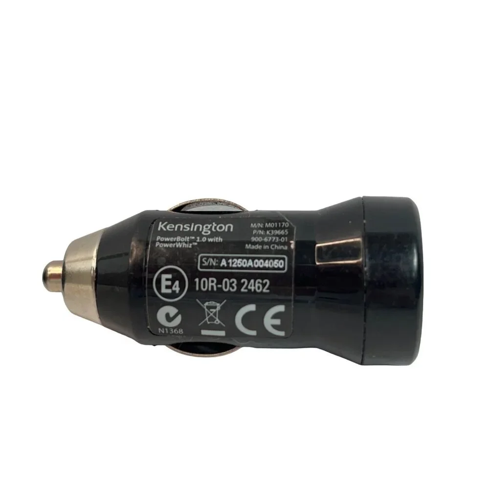 Kensington PowerBolt 1.0 Dual USB Car Charger Adapter Black A455 Set Of 2